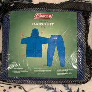 Coleman Blue Waterproof RainSuit